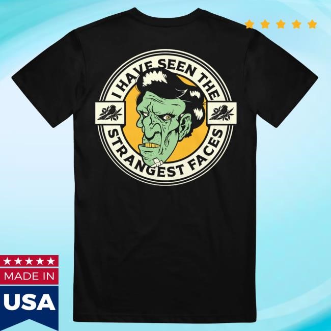 Official Bayside Band Merch Shudder Strangest Faces Black Shirt