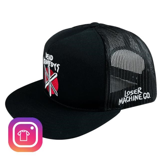 Hello Merch Dead Kennedys DK Logo Trucker Hat HelloMerch