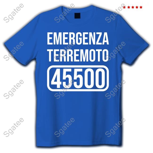 Emergenza Terremoto 45500 New Tee