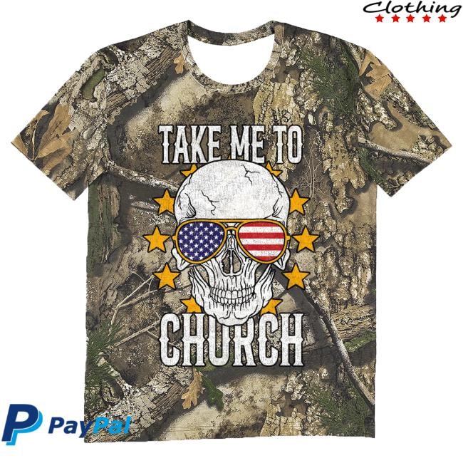 Eric Church Take Me To Church Tshirt - Camo | Eric Church Official Merch Store Shop