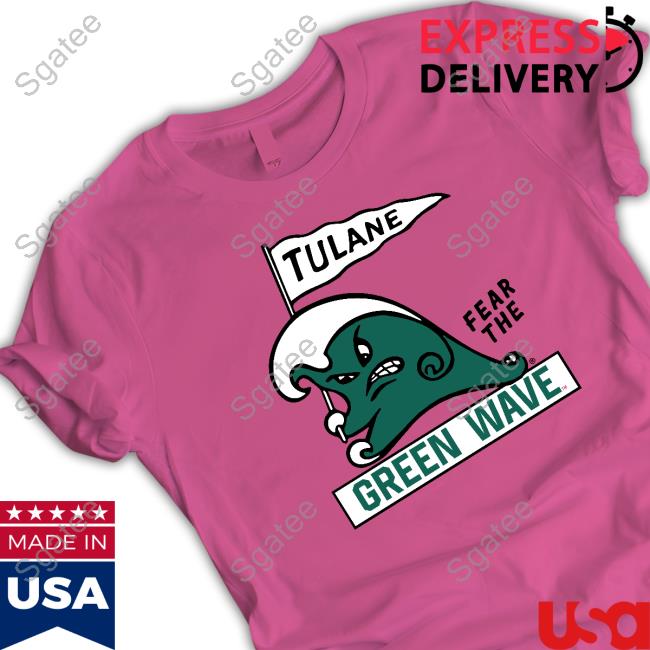Tulane Green Wave Tee Shirt