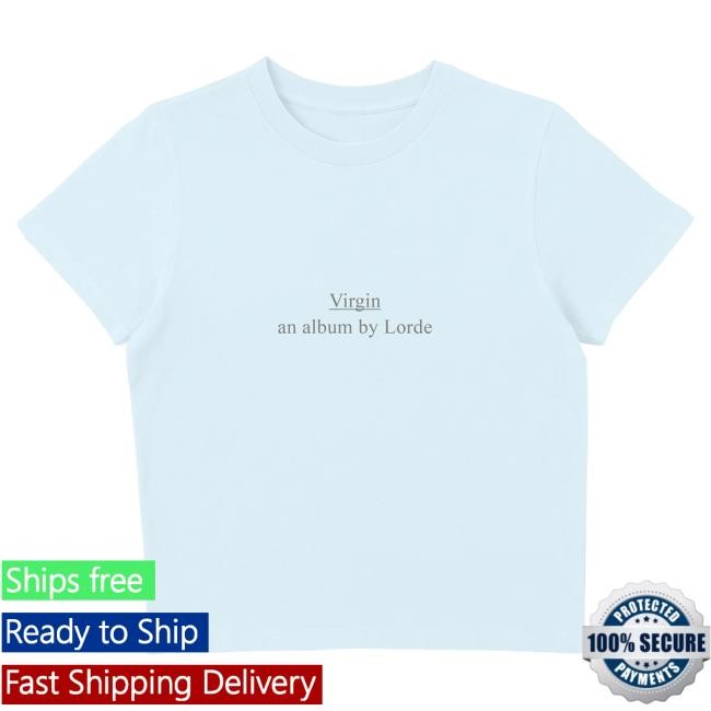 Official Lorde Merch Store Lorde Archetypal Baby Tees (Blue)