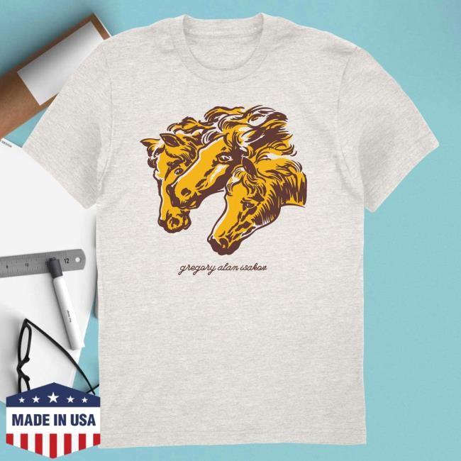 Official Gregory Alan Isakov Merch Three Horses Tshirt