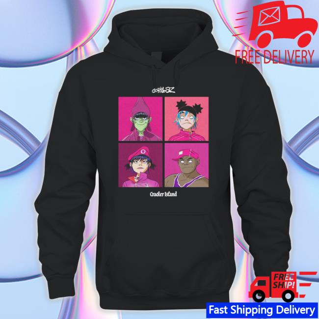 Official Coachella Shop Gorillaz Four Squares Long Sleeve