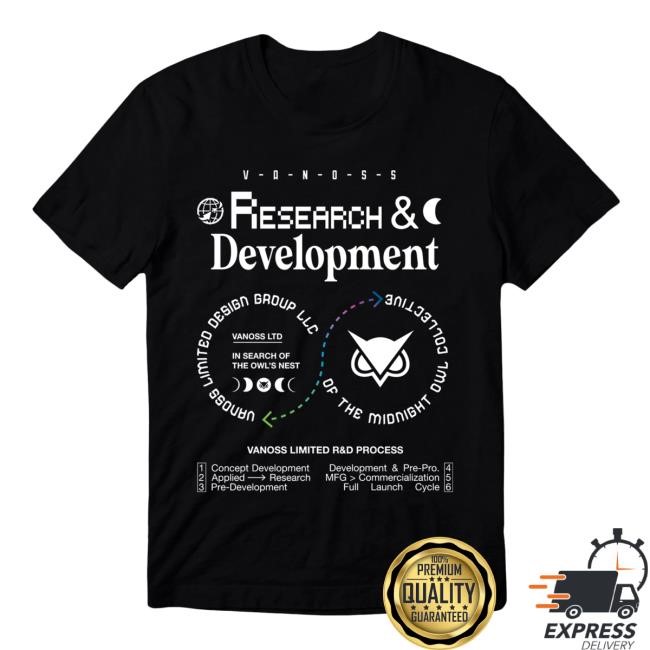 Vanoss Shop Merch Research Hot Shirt Black