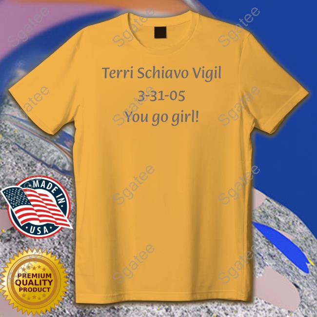 Kreeplord Terri Schiavo Vigil 3-31-05 You Go Girl Crewneck Sweatshirt