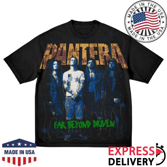 Official Pantera Merch Store Far Beyond Driven Jumbo Print Tee