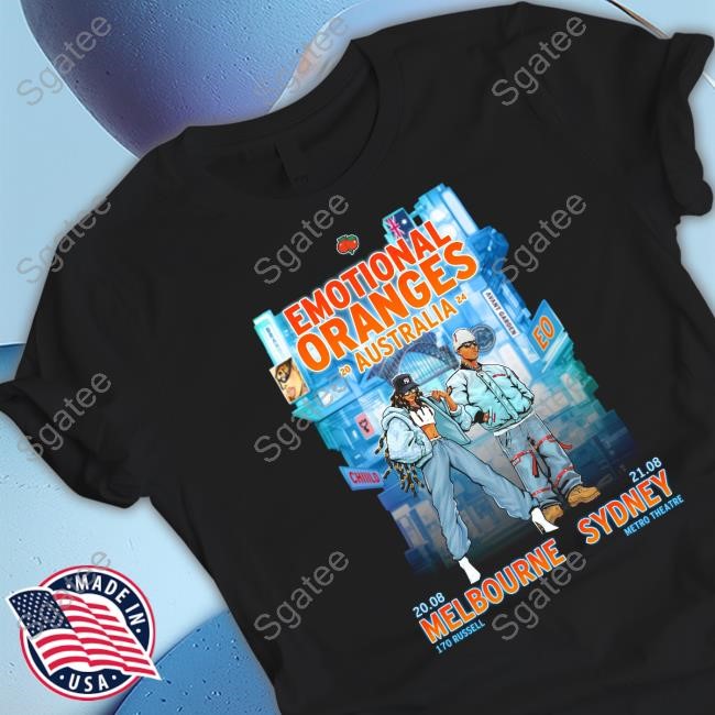 Emotional Oranges Australia Melbourne Sydney New Shirt