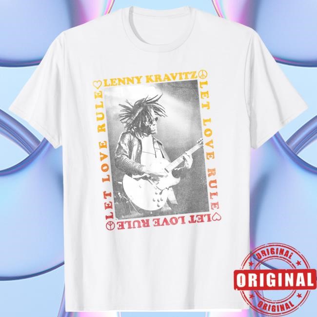 Official Lenny Kravitz – Guitar Let Love Rule Tee