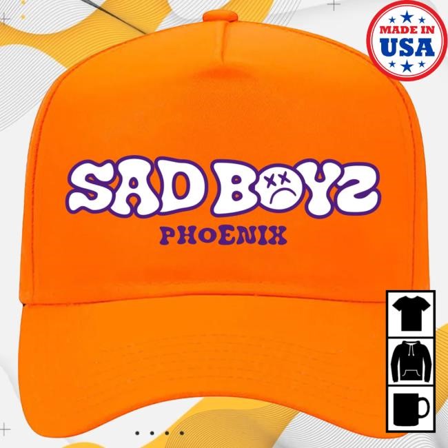 Official Sad Boyz Merch Store Limited Edition Sad Boyz Phx Cap - Orange