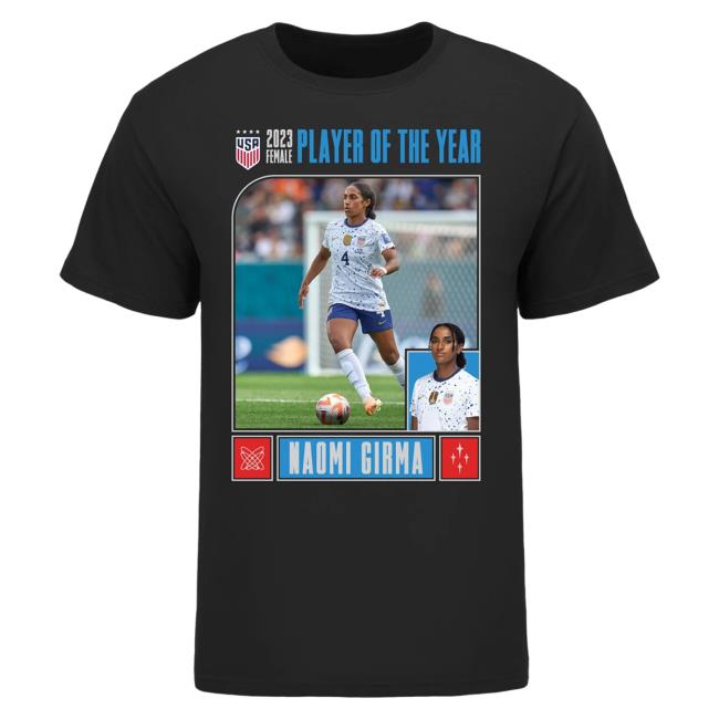 Official Uswnt Merch Store Uswnt Unisex Uswnt 2023 Girma Player Of The Year Black Shirt Uswnt Apparel Clothing Shop