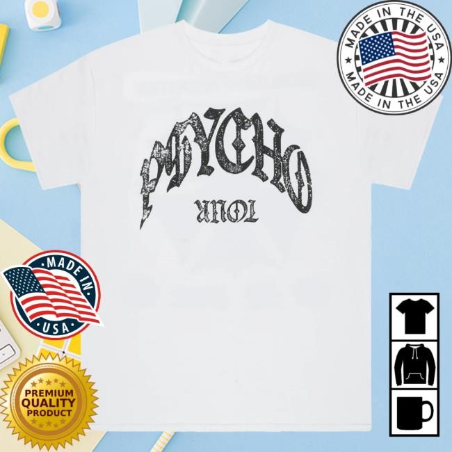90s Rap Tee Style Psycho Tour Emblem Tee Don Toliver