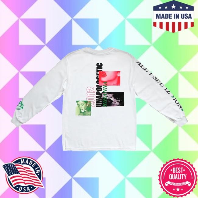 Official Rihanna Merch Store Unapologetic L/S Tee Official Rihanna Merch Store Unapologetic L/S Shirt