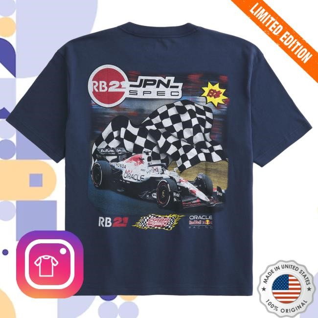 Official Hollister Merch Store Boxy Oracle Red Bull Racing Graphic Shirt Hollister Co