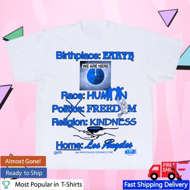 Official Online Ceramics Birthplace: EARTH Hot Shirt