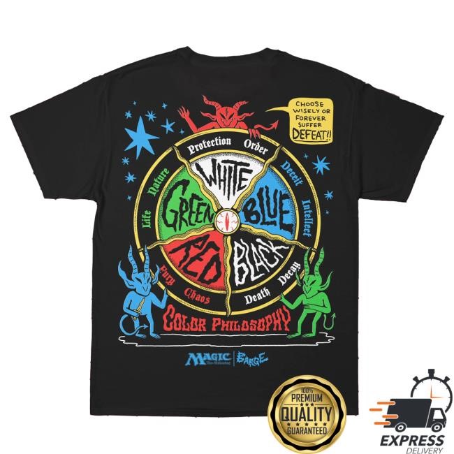Wizard of Barge Color Philosophy New T-Shirt Magic the Gathering