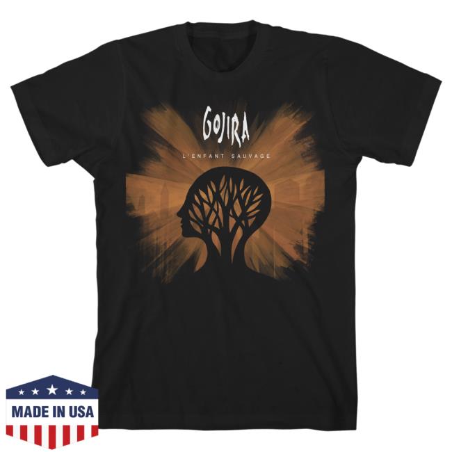 Official Gojira Merch Gojira L'enfant Sauvage Basic Shirt 2024 Gojira Apparel Clothing