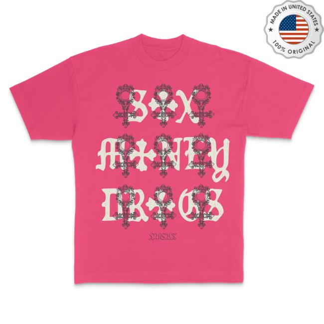 Official Sincerely Lucki Repeating T-Shirt Pink SincerelyLucki Deadboylife