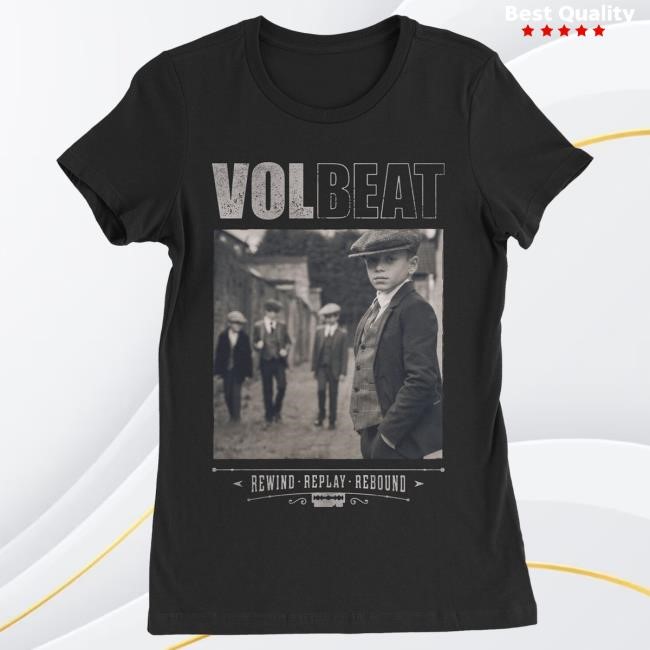 Official Volbeat Merch Store Shop Volbeat Rewind, Replay, Rebound Women's T-Shirt