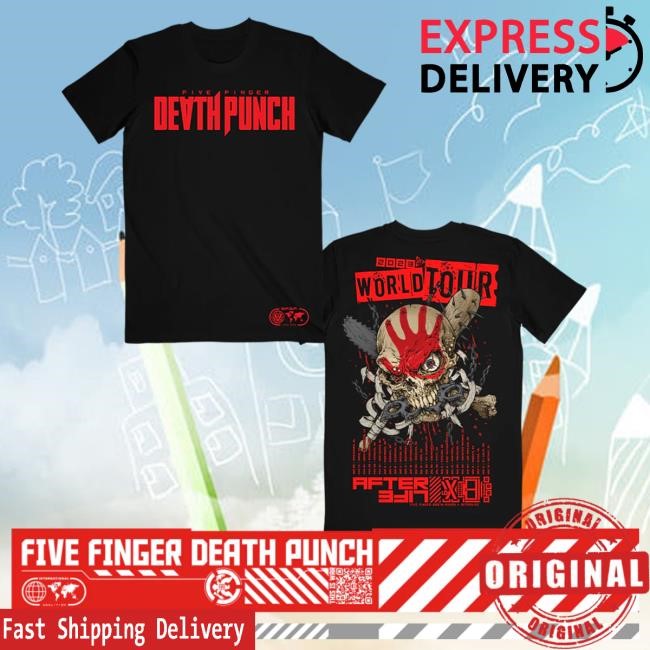 Official Five Finger Death Punch Merch Store Aft3rlife ITIN Black T Shirt Five Finger Death Punch Clothing Shop
