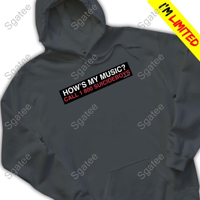 G59 How's My Music Call 1 800 Suicideboys Long Sleeve Shirt
