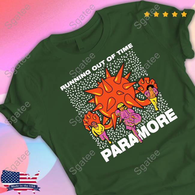 Official Running Out Of Time Paramore Shirt
