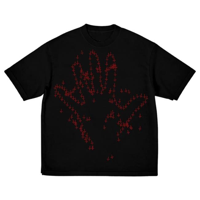 Official Playboi Carti Merch Store Homixide Gang HXG 5's & Crosses New Shirt
