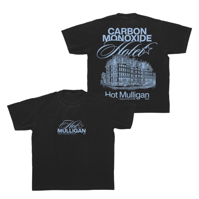 Official Hot Mulligan Carbon Monoxide Tee Shirt Hot Mulligan