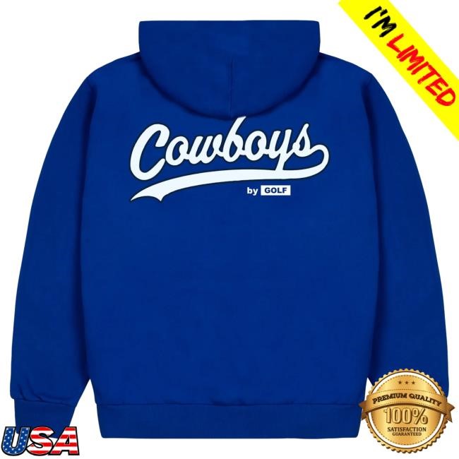 Official Golf Wang Merch Cowboys Cutout Hooded Sweatshirt by Golf Wang x NFL