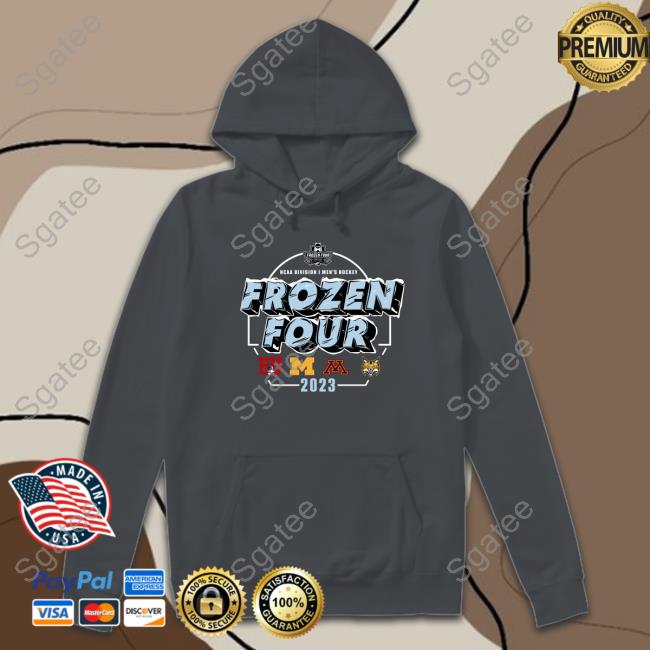 Official Fanatics 2023 NCAA Frozen Four Ice Hockey Long Sleeve T Shirt