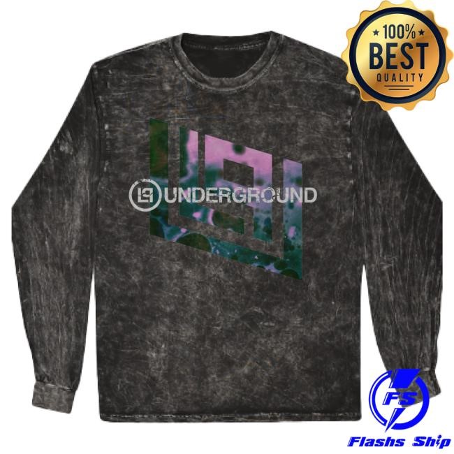 Official Linkin Park Merch Store Linkin Park LP Underground Photo Mineral Wash Long Sleeve T-Shirts LinkinPark