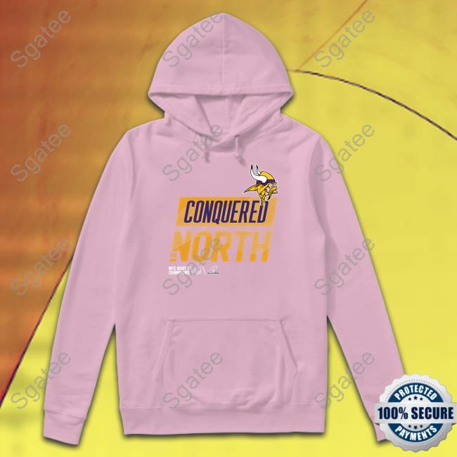 Official Minnesota Vikings Conquered The North Hoodie