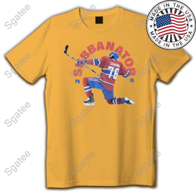 Official Tricoloresports Merch Pk Subban Subbanator T Shirt