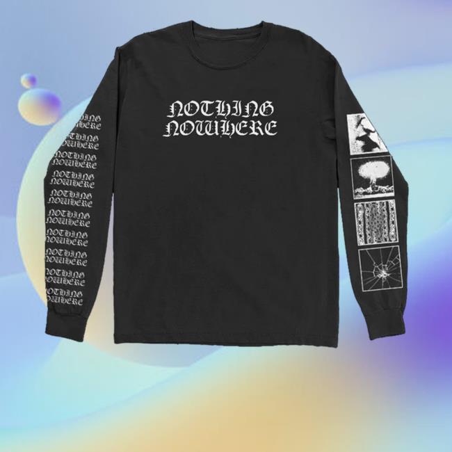 Official Nothing Nowhere Merch Skull Segment Long Sleeve T Shirt