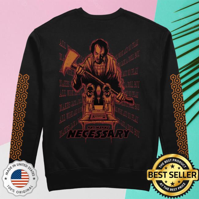 Official Any Means Necessary Clothing The Shining Crewneck Sweatshirt Black