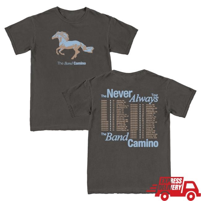 Official The Band Camino Merch Store Horse Top Shirt Official The Band Camino Merch Store Horse T Shirt