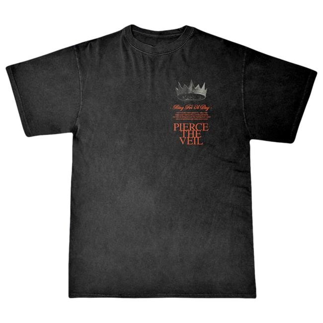 Official Pierce The Veil Merch Store Crown Attractive Shirt Pierce The Veil Clothing Shop Ptv Merch