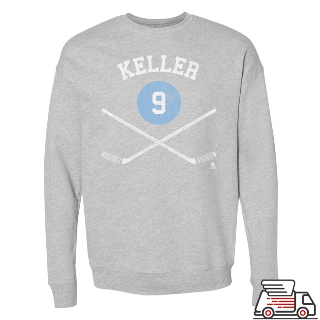 500 LEVEL Clayton Keller Utah Sticks WHT Sweatshirt
