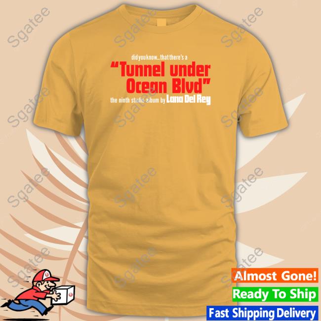Did You Know That There's A Tunnel Under Ocean Blvd Hoodie
