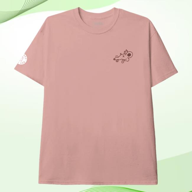 Official Rat Life Salmon Tee Shirt