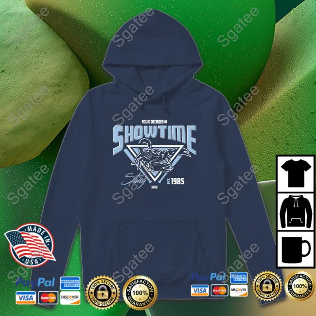 Shopaew Merch Official Four Decades Of Showtime! Sting Est.1985 Shirt