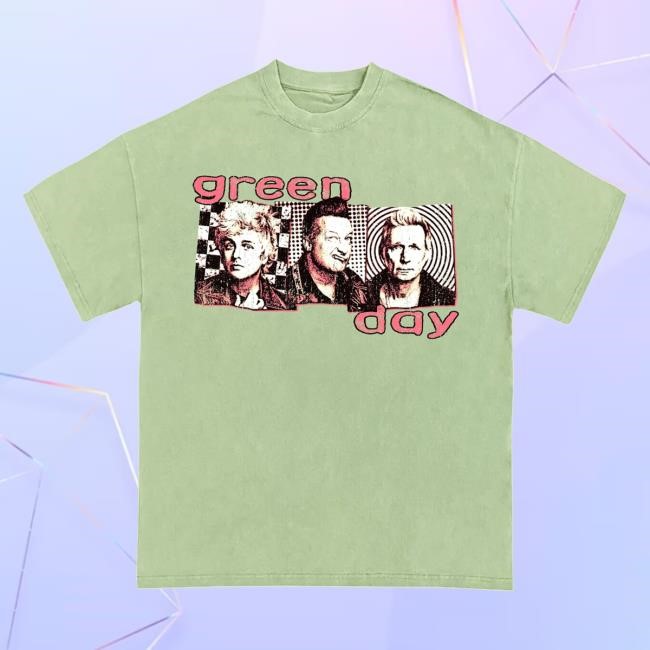Official Green Day Apparel Store Summer Photo New T-Shirt Green Day