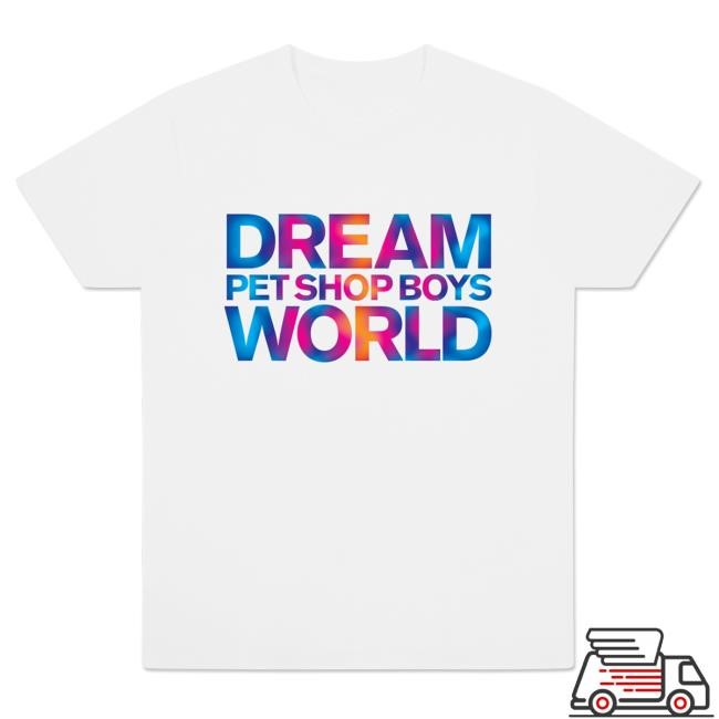 Official Pet Shop Boys Stacked Dreamworld 2025 Shirt