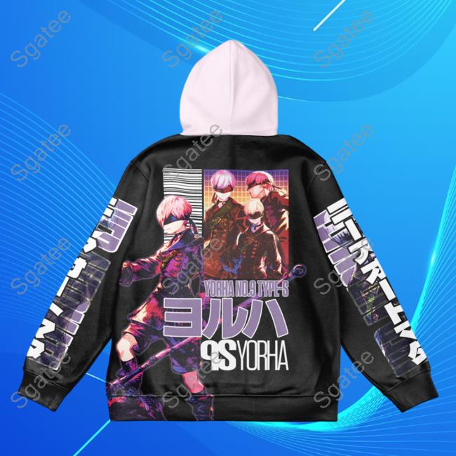 Official Anime Ape Clothing 9S Nier Automata Streetwear Sweaters Animeape