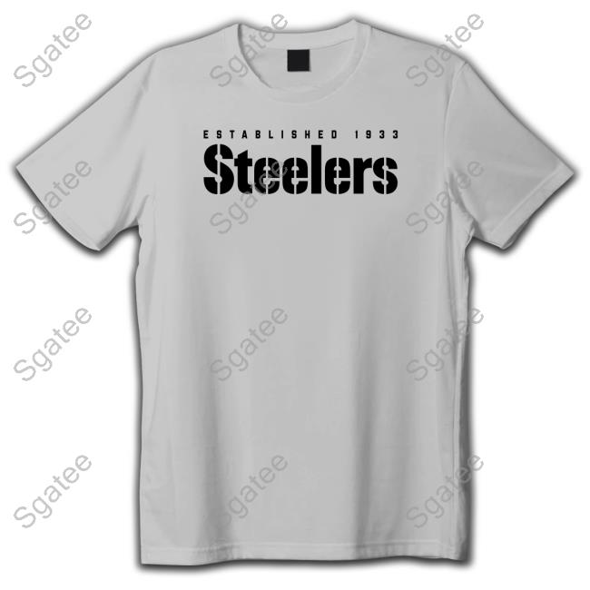 Official Pittsburgh Steelers Established 1933 Steelers Long Sleeve T Shirt