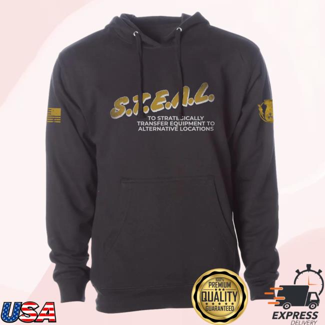 Official The Fat Electrician Merch Bunker Branding S.T.E.A.L. Crew neck Sweatshirt Black