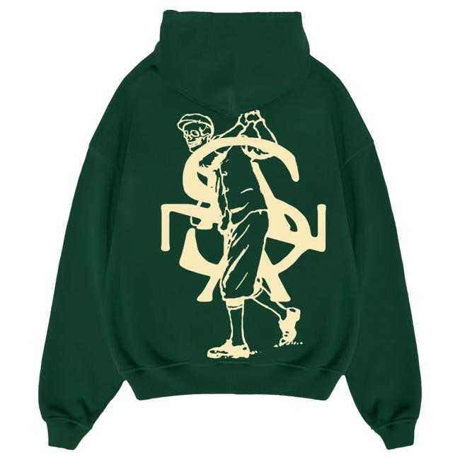 Official Sana Detroit Clothing Store Shop Sana Golf Skeleton Crewneck SanaDetroit