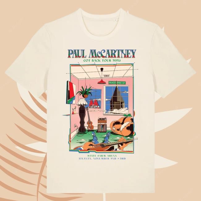 Official Paul Mccartney Merch Store Got Back 2025 Atlanta Event Tee