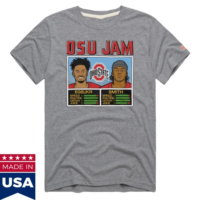 Official Osu Jam Egbuka And Smith Shirt - Homage