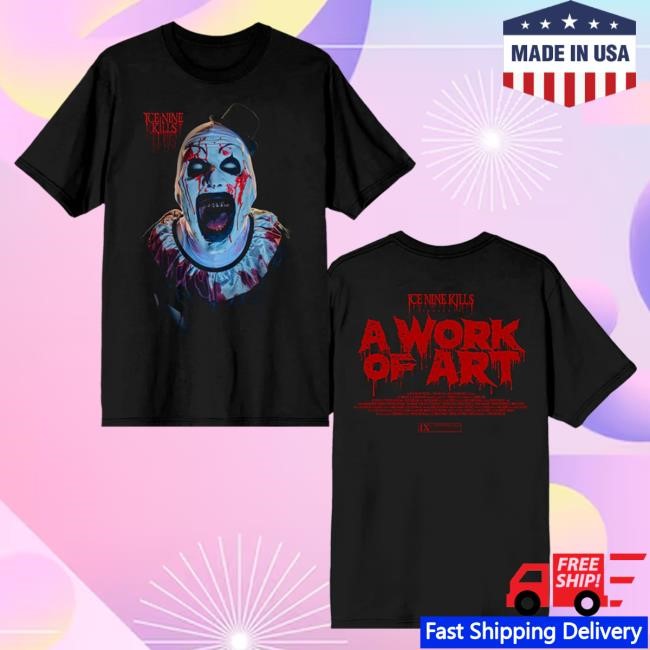 Ice Nine Kills Terrifier Scream Tee Horror Aesthetic